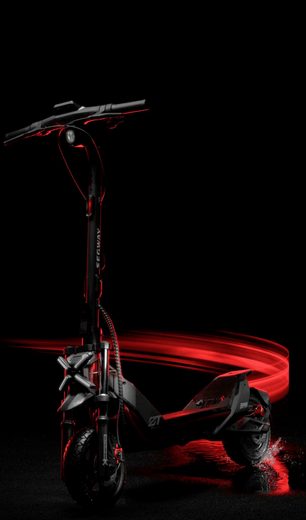 E-Scooter Segway ZT3 Pro D 20 km/h, (Vollfederung, 120kg Tragfähigkeit, 25% Steigung, Apple FindMy), Ninebot E-Scooter, mit Straßenzulassung, bis zu 70 km Reichweite